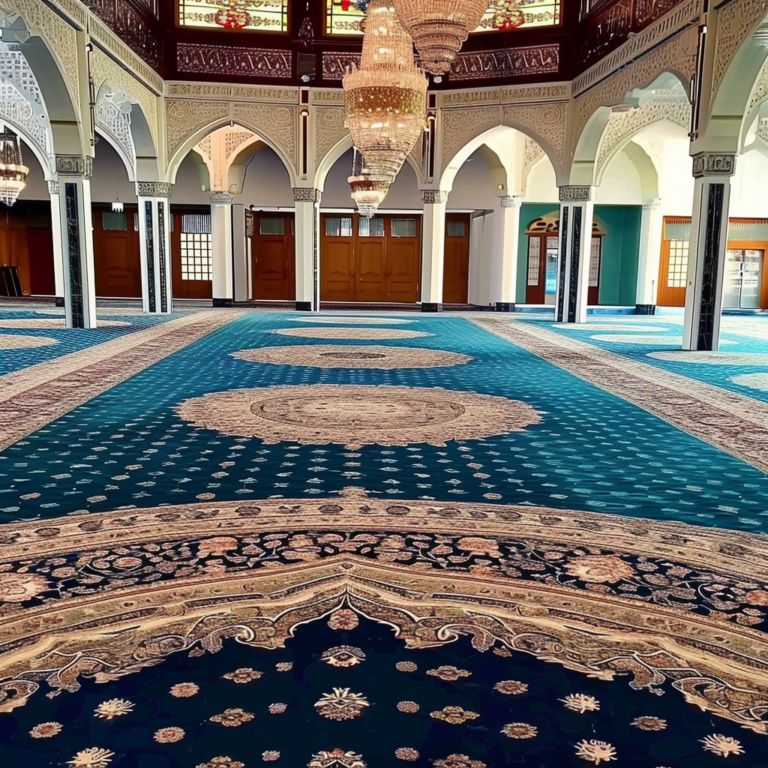 Prayer hall carpet flooring in Hyderabad