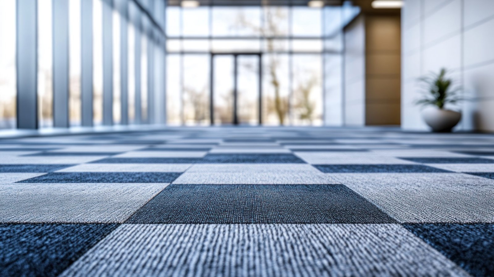 Office carpet flooring in Hyderabad with carpet tiles